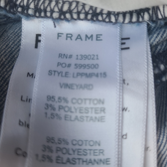 Frame La Palazzo Panel High waisted Wide Leg 24 - Picture 11 of 14